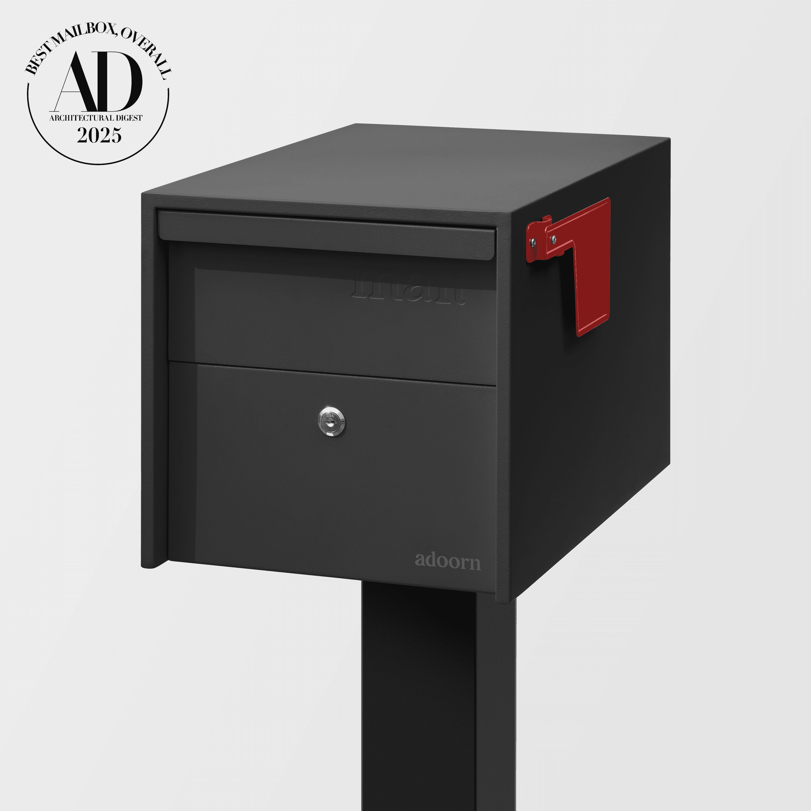 Wall-mount mailbox by the front door — Magalia
